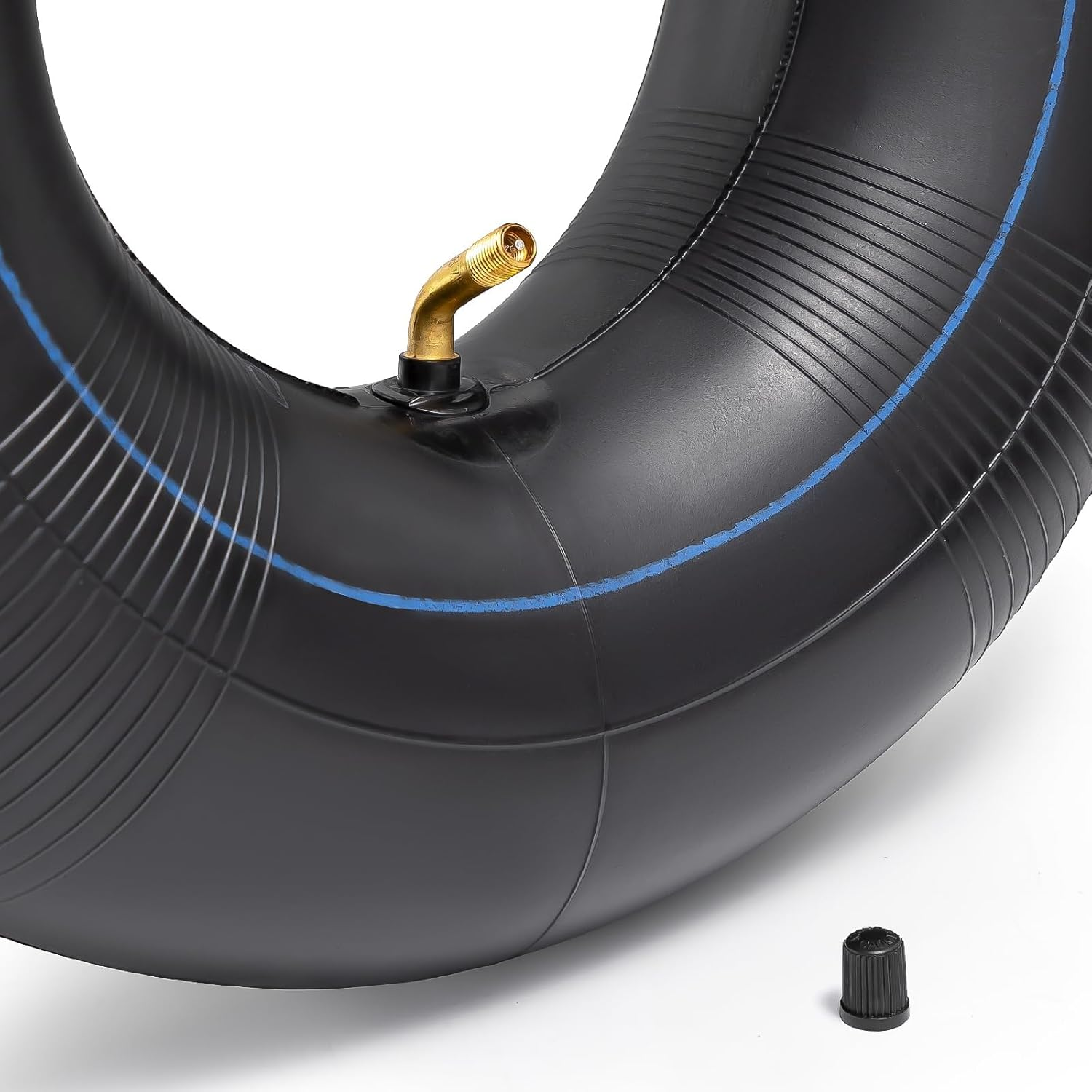 Paowin 2 Pcs 3.50-8 Tube,3.00-8 Tube,Tr87 Bend Valve,3.50/3.00-8 Wheelbarrows Inner Tubes,Compatible with 3.50-8 3.00-8 Hand Truck/Lawn Mower/Garden Trolley Tire,Pt-030