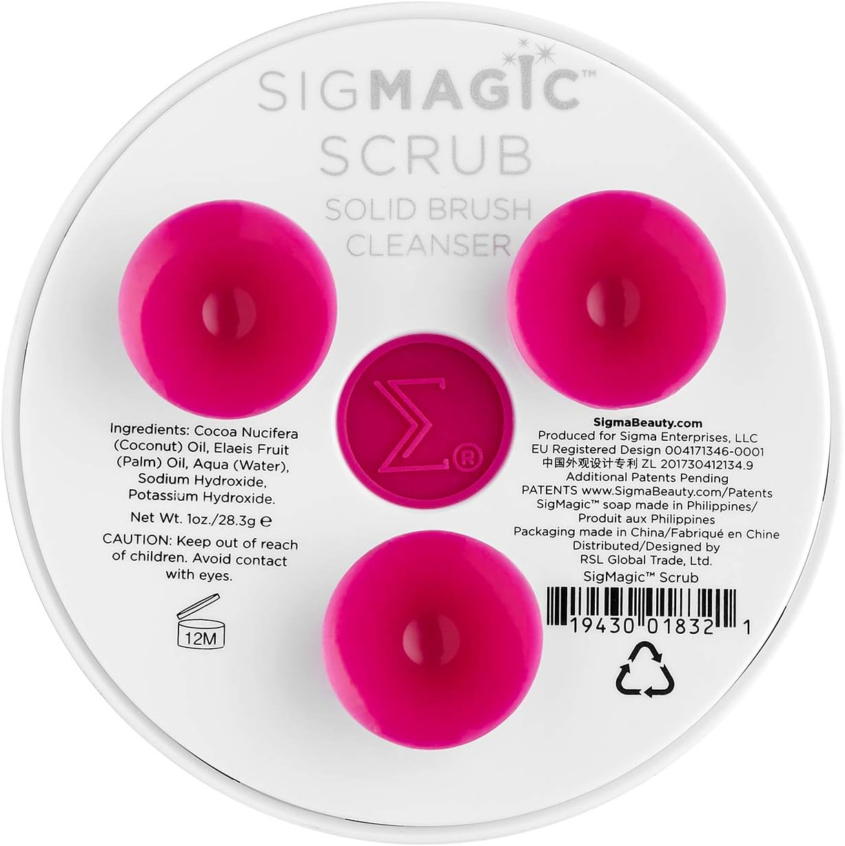 Sigma Beauty - Sigmagic Scrub - Two-In-One Makeup Brush Cleanser and Brush Care Gadget image number 1