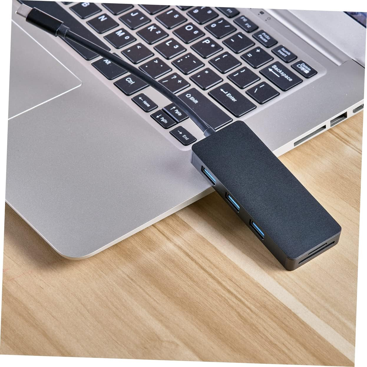 BETOOKY 3-Port USB 3.0 Hub 5 1 Laptop Hub Type- USB Hub Charging Adapter USB Power Adapter USB- USB Hub Individual Power Type Connectors to USB Gigabit Ethernet Docking Station image number 3