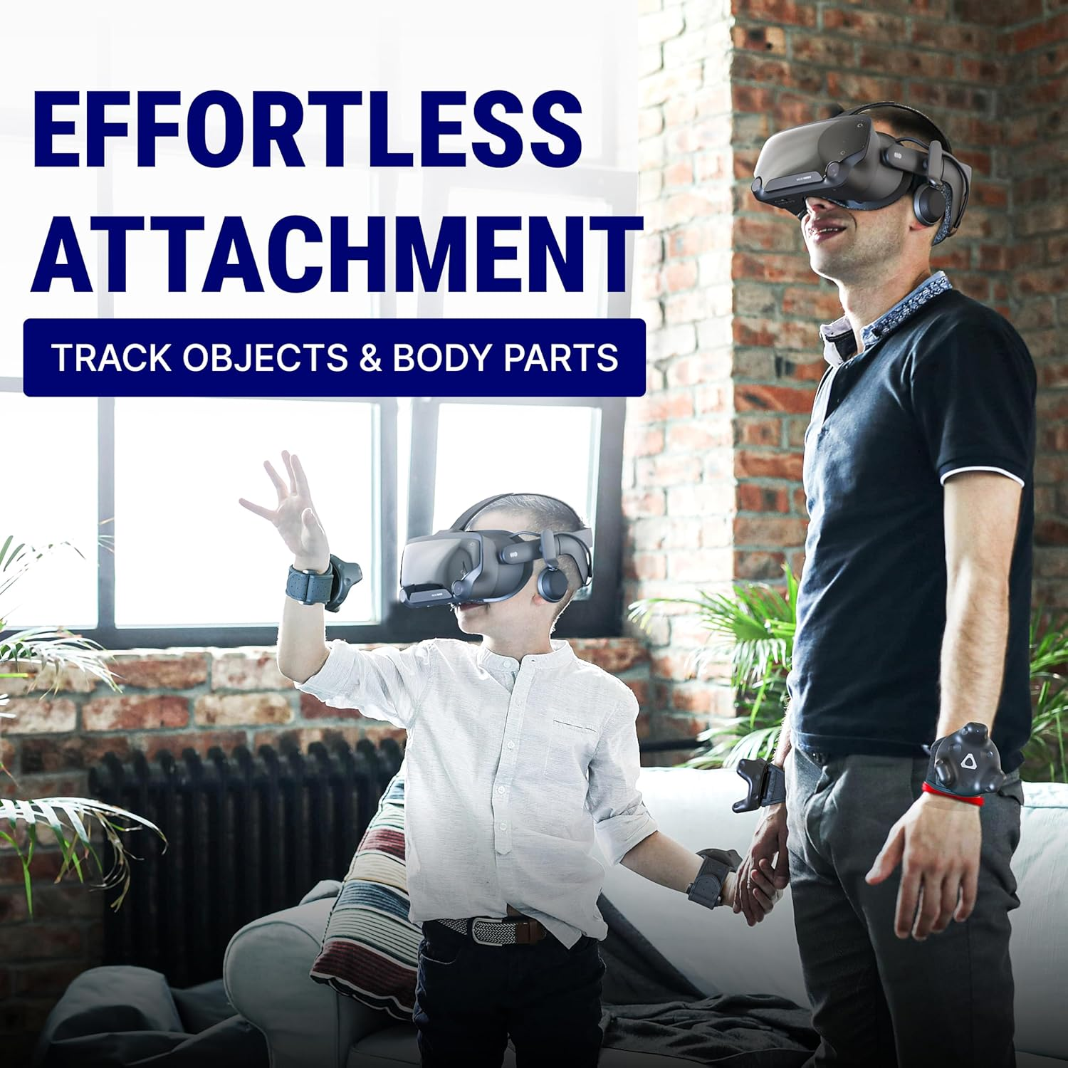 Skywin VR Tracker Bundle for HTC Vive - Adjustable Belt and Hand Straps for Waist and Full-Body Tracking in Virtual Reality (1 Belt and 2 Hand Straps) image number 1