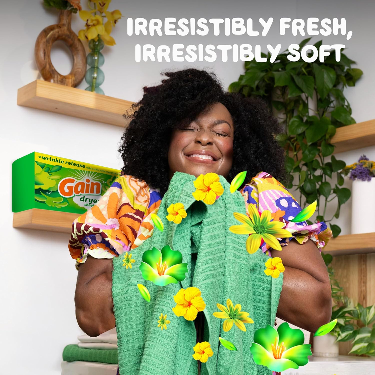 Gain Original Dryer Sheets, 120 Count