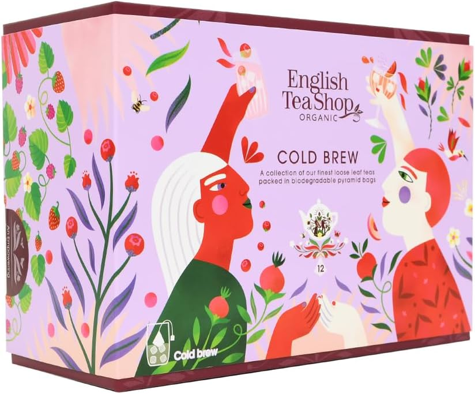 English Tea Shop Gift Pack Cold Brew Collection 12 Pyramid Tea Bags image number 1