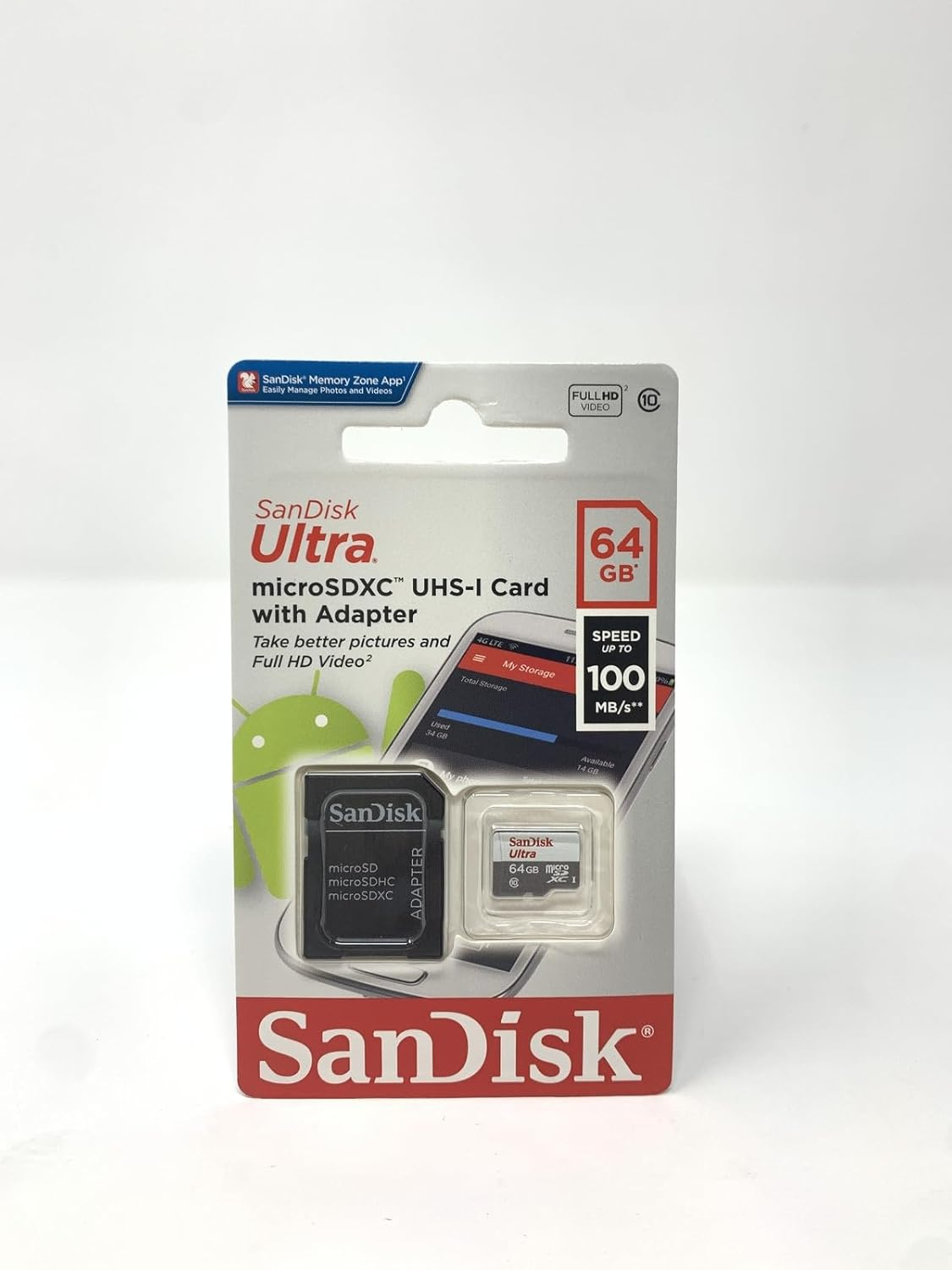 Sandisk Sandisk SDSQUNC064GAN6M 64GB AN6MA Ultra Usd (SDSQUNC-064G-AN6MA) image number 1