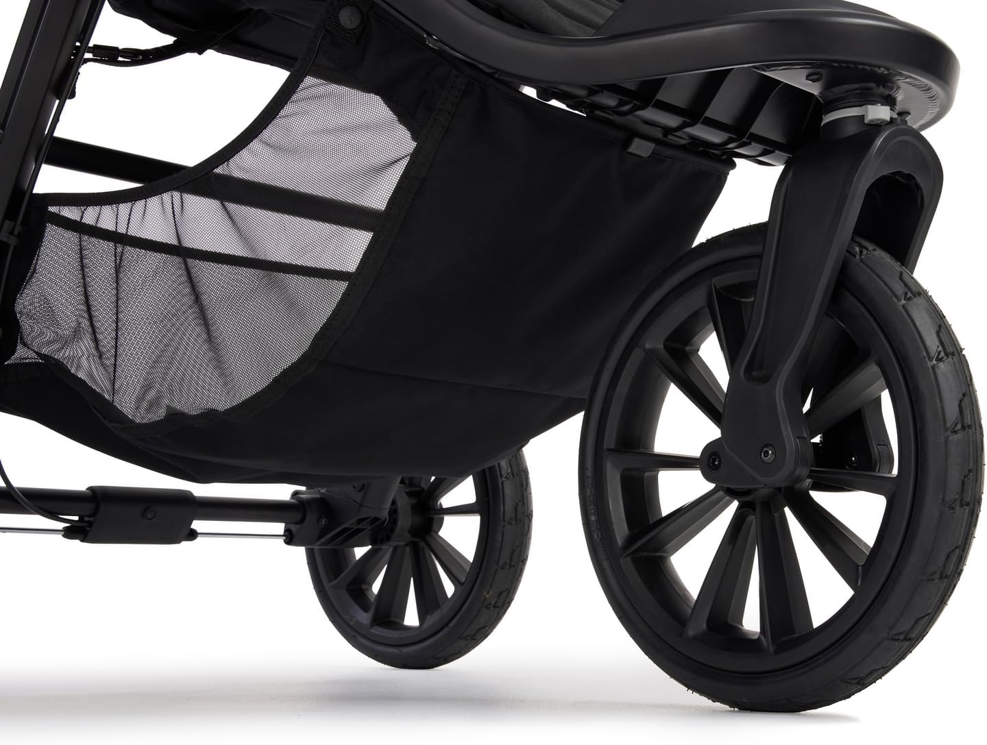 Baby Jogger City Elite 2 Stroller (Opulent Black) - Prams & Strollers, All-Wheel Suspension, Newborn-Ready Recline, One Handed Compact Fold, All-Terrain Stroller, Travel Pram, UV50+ Canopy image number 6