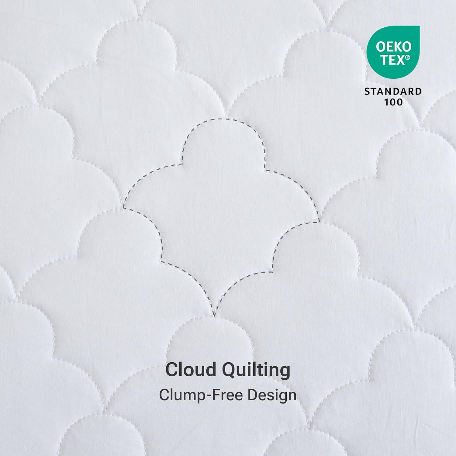 Sleep Philosophy All Natural Cotton Filled Mattress Pad, Full image number 6