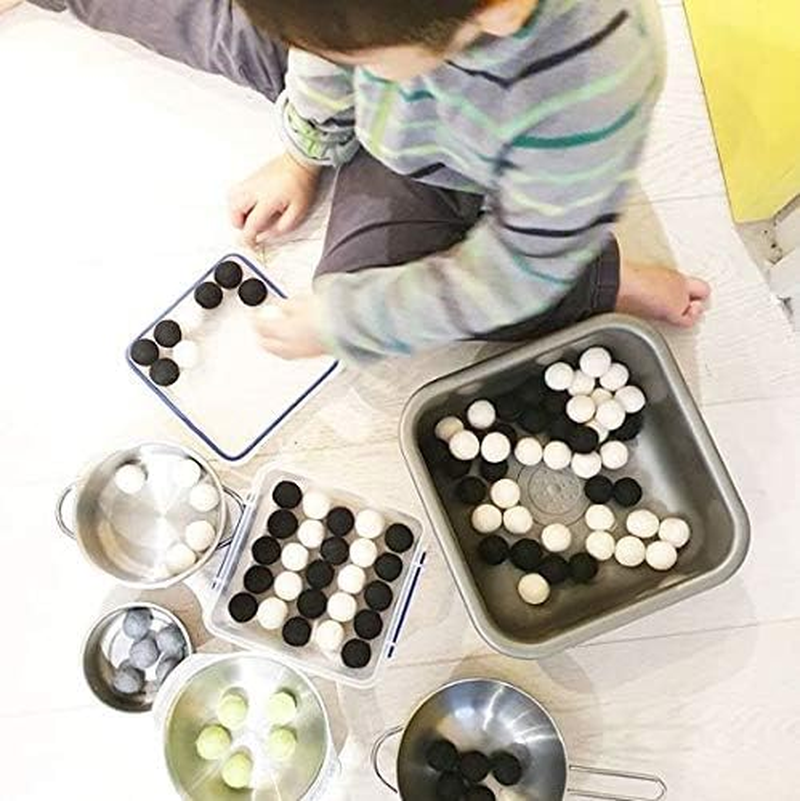 2Cm Felt Balls | Assorted Mixed Colour | Colourful Wool Felted Pom Poms DIY | Art Craft Beads Beading Supplies | Party Decor | Cloud Den (50 Balls) image number 1