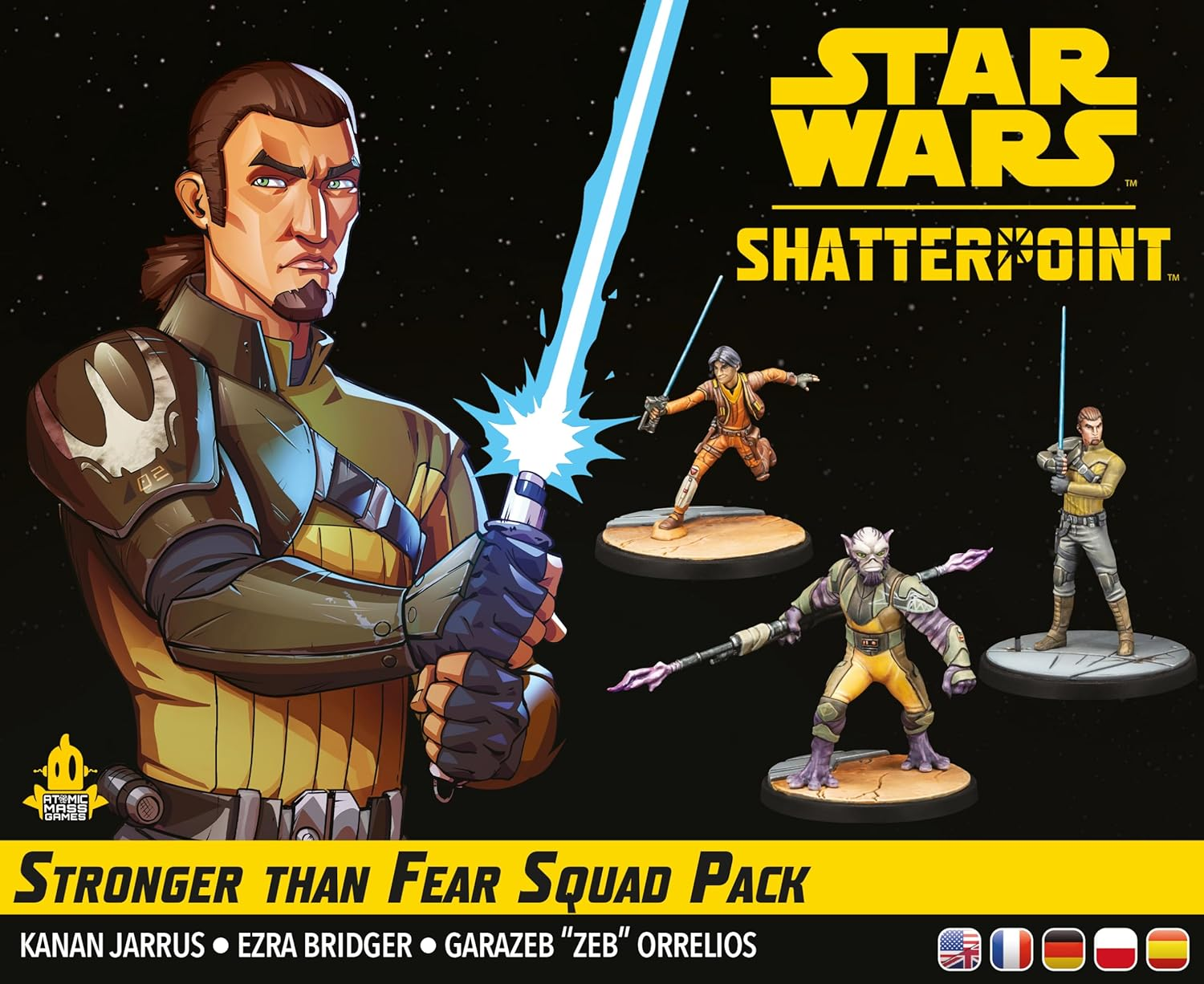 Asmodee North America Star Wars Shatterpoint Stronger than Fear Squad Pack Board Games image number 5