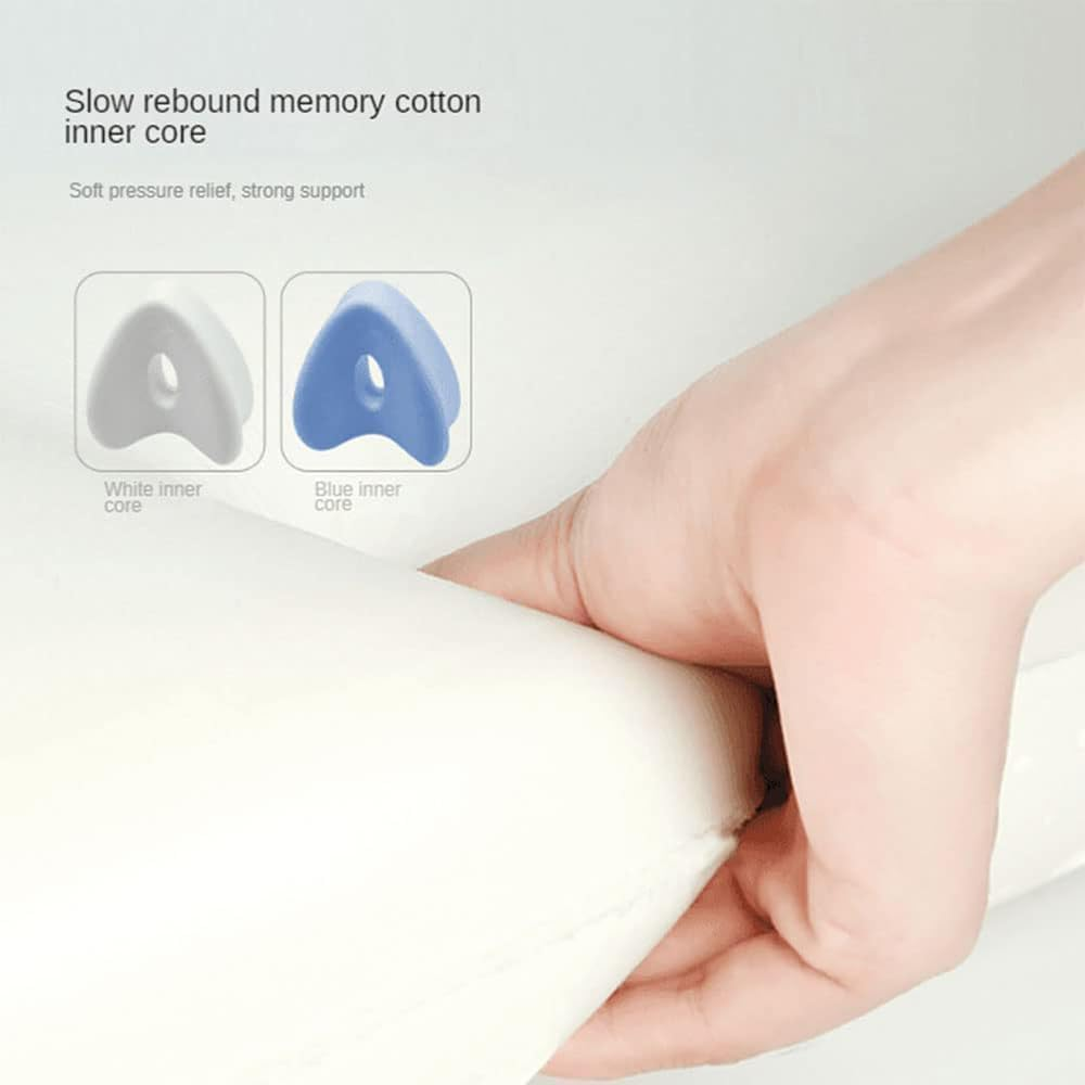 Leg Alignment Pillow, Hip and Back Pain Relief, Side Sleeper Support (Blue) image number 2