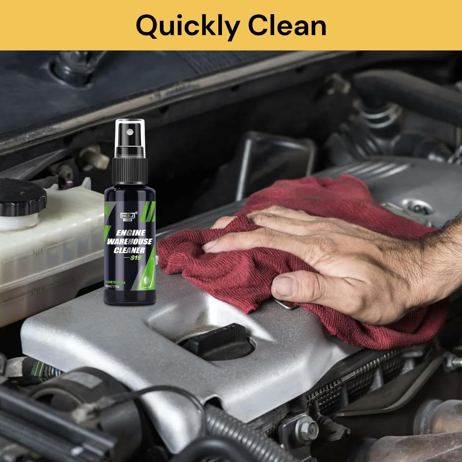 EZONEDEAL Engine Warehouse Remover,Iron Remover for Car Care, Iron Oxidation Fallout for Car image number 5