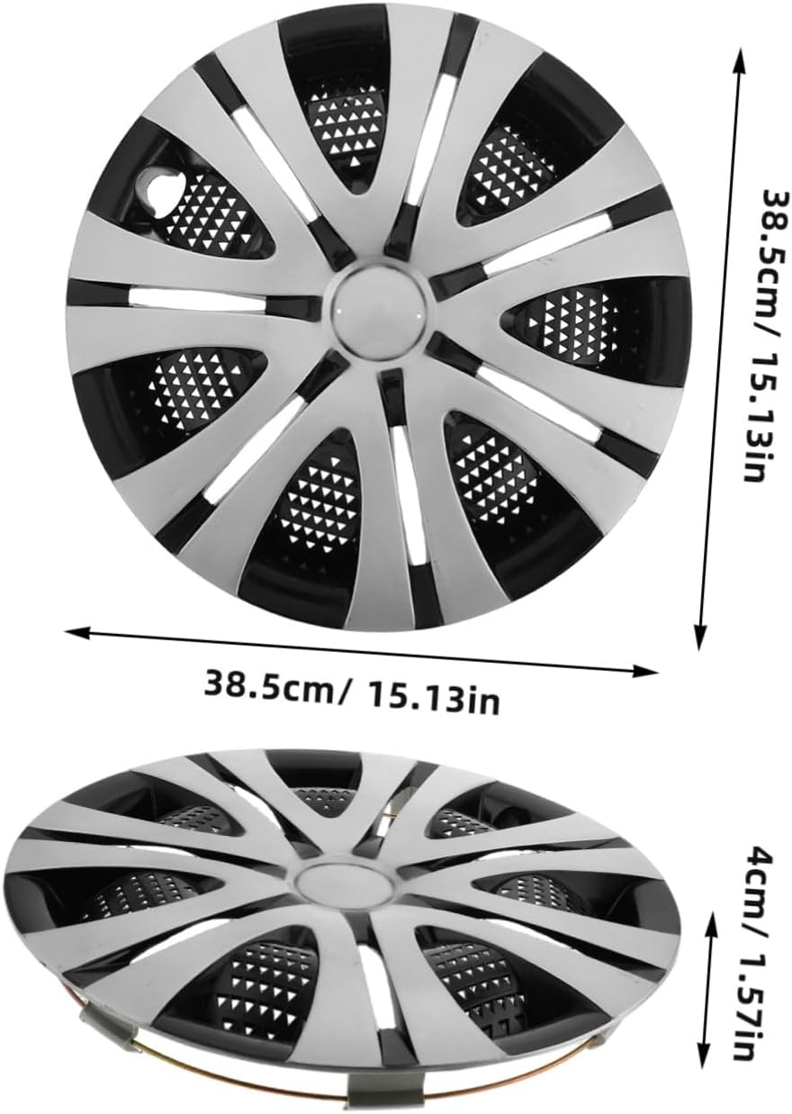 HOLIDYOYO Car Wheel Hub Covers Wheel Rim Cover Fit Hubcaps Decoration Plastic Hubcaps image number 1