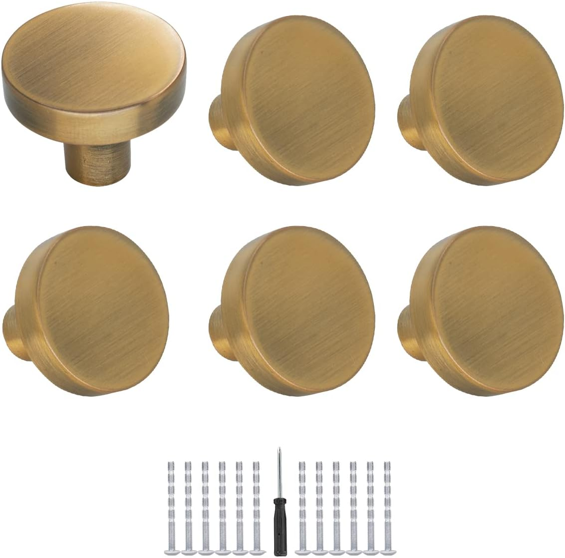 Masendelk Matte Black Drawer Knobs, 12Pcs Kitchen Cabinet Knobs Modern Dresser Decorative Pulls round Furniture Handles for Cabinets Cupboards MINYH2022031702 - 003