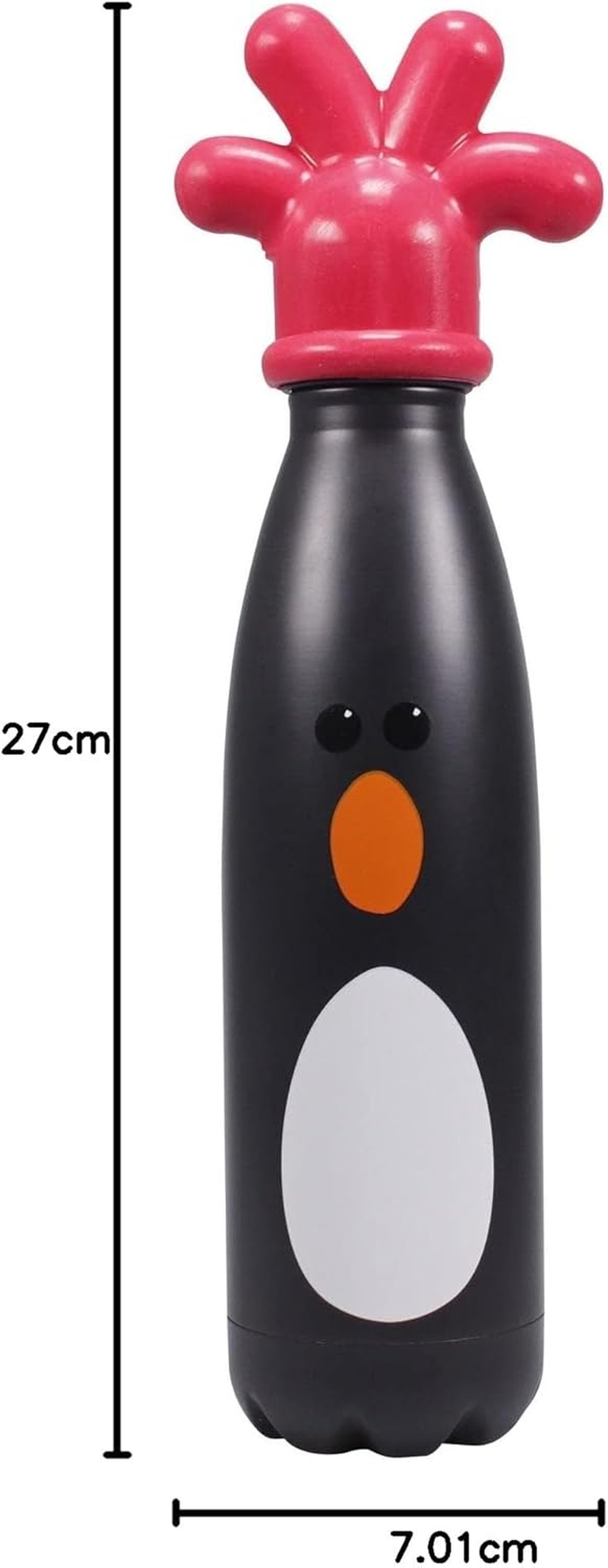 Aardman - Water Bottles - Wallace and Gromit Metal Water Bottle - Feathers Mcgraw