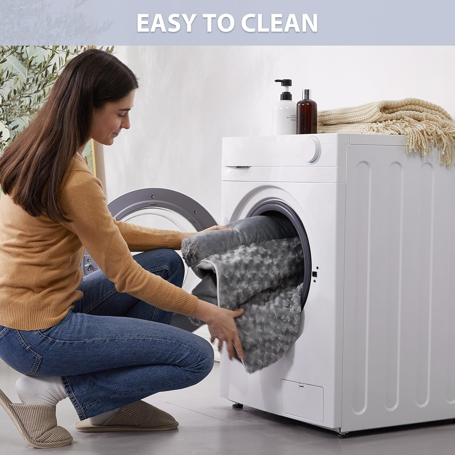 BFPETHOME Dog Beds for Large Dogs, Orthopedic Dog Bed for Medium Large Dogs,Big Waterproof Couch Dog Pet Bed with Removable Washable Cover image number 4