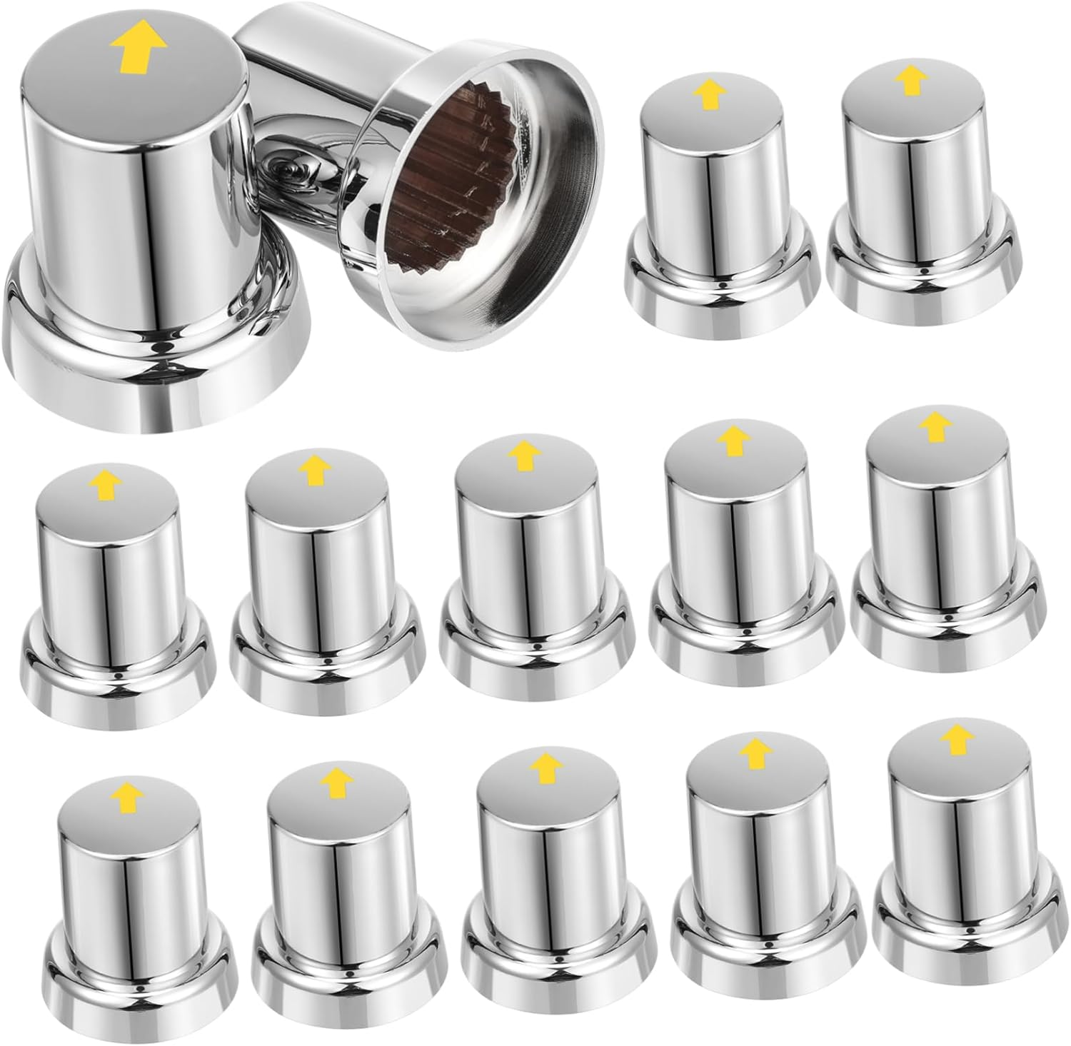20Pcs Wheel Nut Caps for Trucks Trailers Protect Lug Nuts from Damage Easy Installation Wheel Hub Accessory
