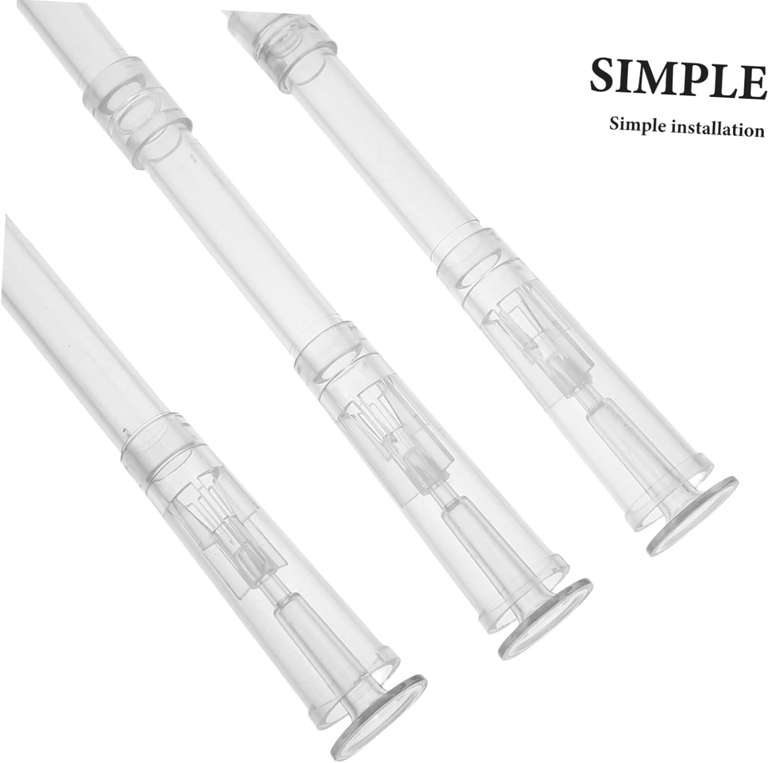 3Pcs Transparent Fountain Nozzle with Decorative Mushroom Spray Head for Garden Ponds Aquarium Water Features Indoor Outdoor Replacement Parts image number 5