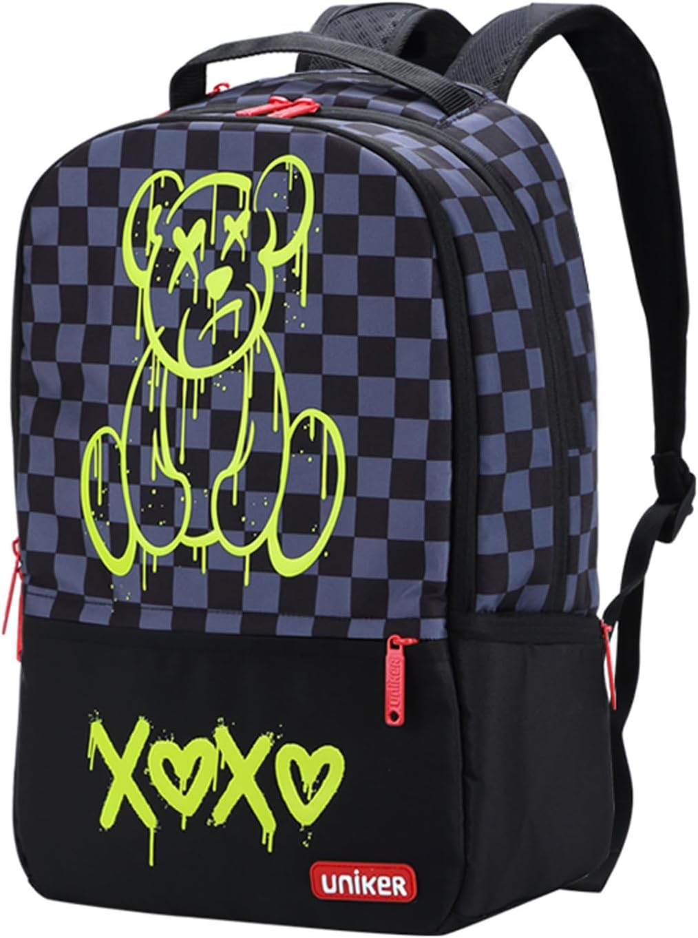 UNIKER Laptop Backpack with USB Port,Graffiti Backpack for Work,Space School Backpack,Designer Laptop Backpack for 15.6 Inch