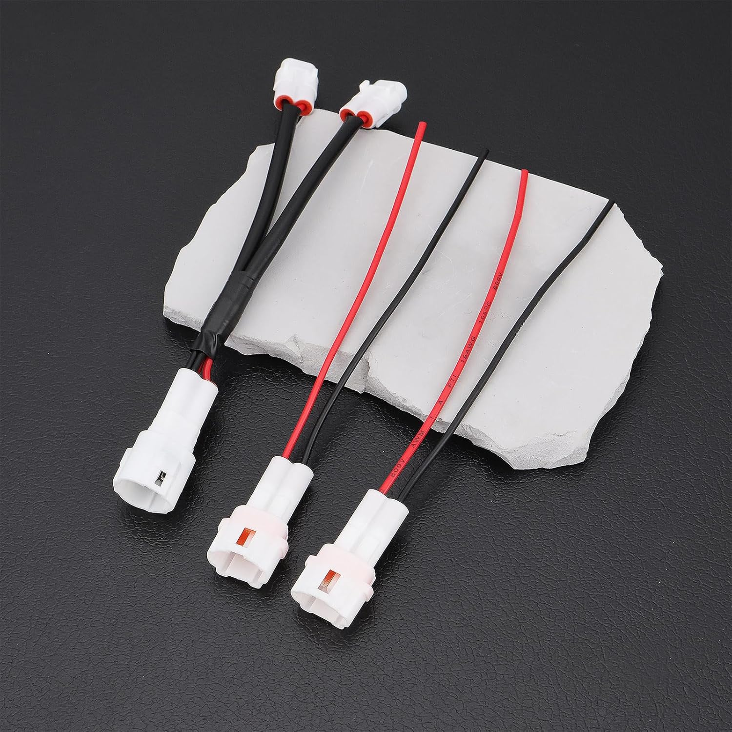 Emsea Set of Super Power Outlet Splitter with Pre-Wire 18AWG USB Charger Heated Grips Lights Compatible with Yamaha Compatible with Tenere 700 image number 3