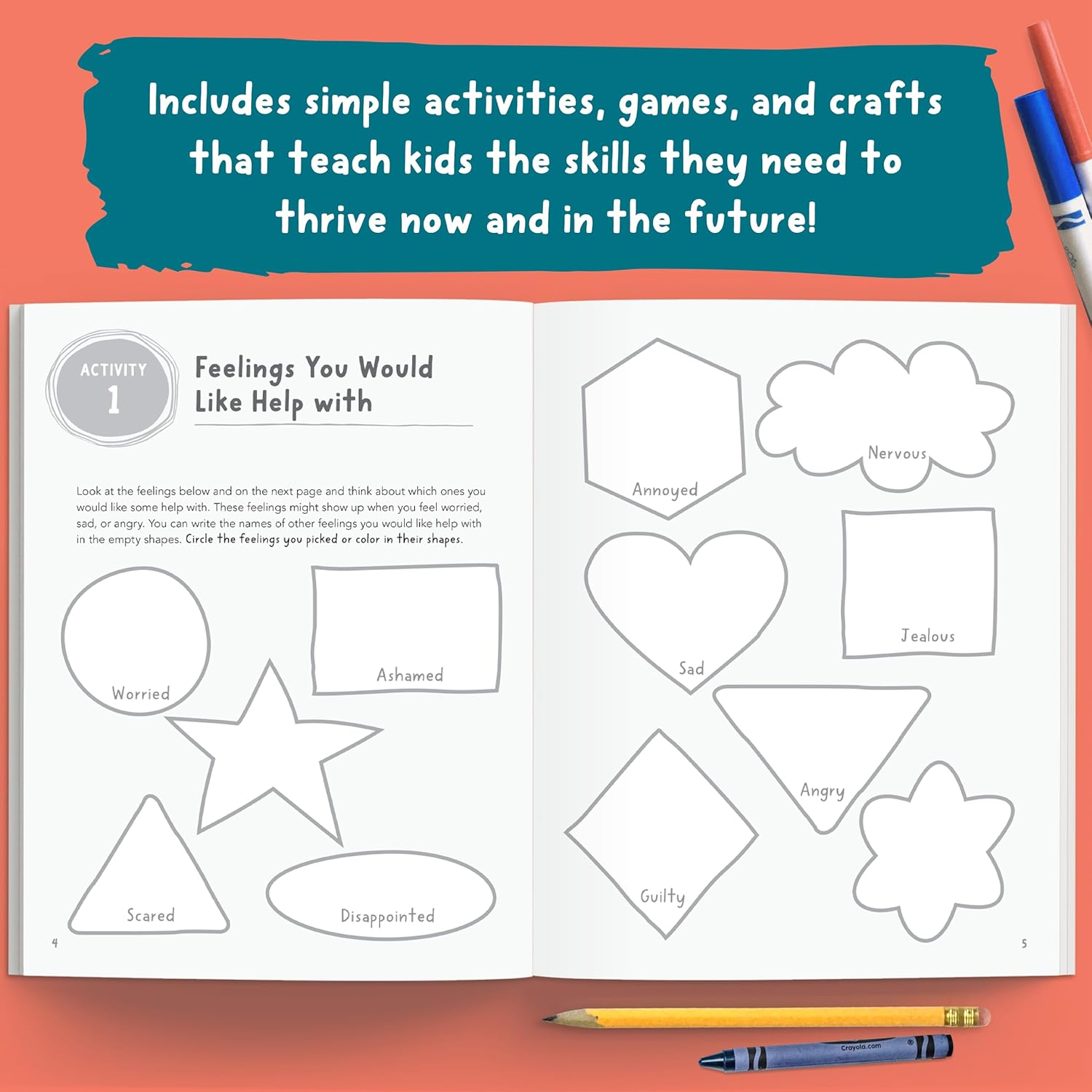 ACT Workbook for Kids, The: Fun Activities to Help You Deal with Worry, Sadness, and Anger Using Acceptance and Commitment Therapy