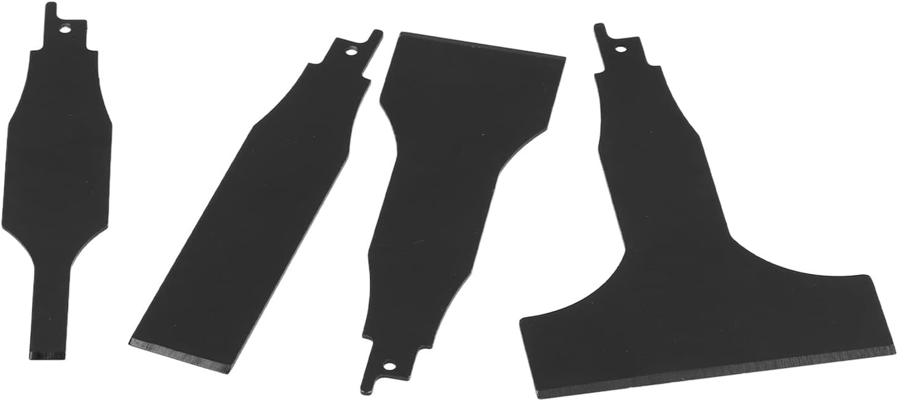 Changor Scraper Set, High Carbon Steel Multi-Size Tile Cleaning Blades for Reciprocating Saw, Home Floor and Wall Maintenance Tool with 10/30/50/100Mm Inserts, 4PCS Set image number 6