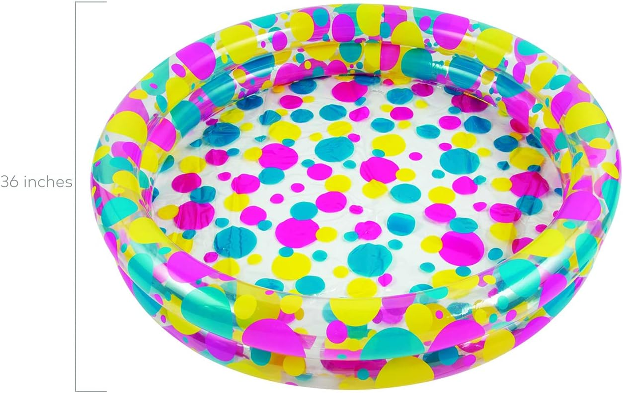 Inflatable Duck Pond Pool for Kids (3 Feet) Fun Outdoor and Backyard Activity