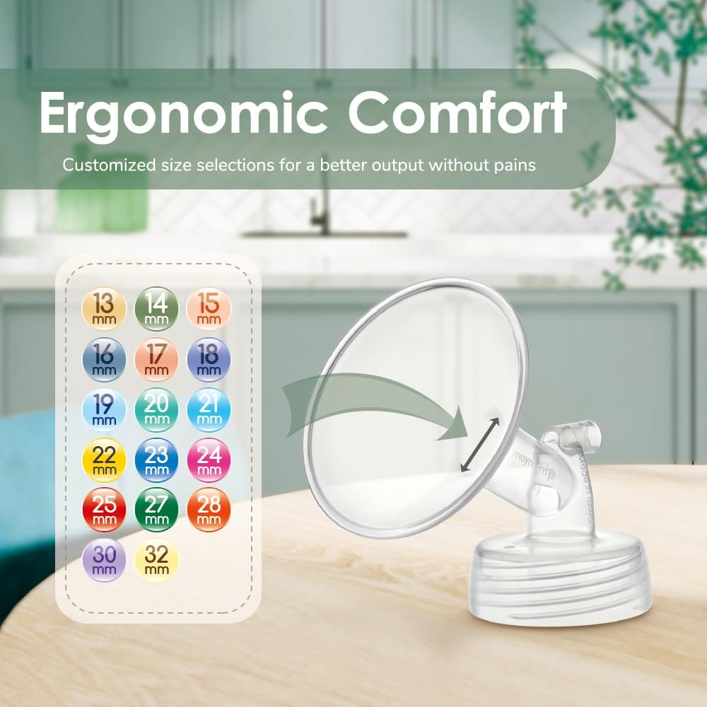 Maymom Pump Parts Compatible with Spectra S2 S1, 13Mm Flange Valve Tube Bottle Backflow Protector, Not Original Spectra S2 Replacement Pump Parts Duckbill Valve Bottle image number 1