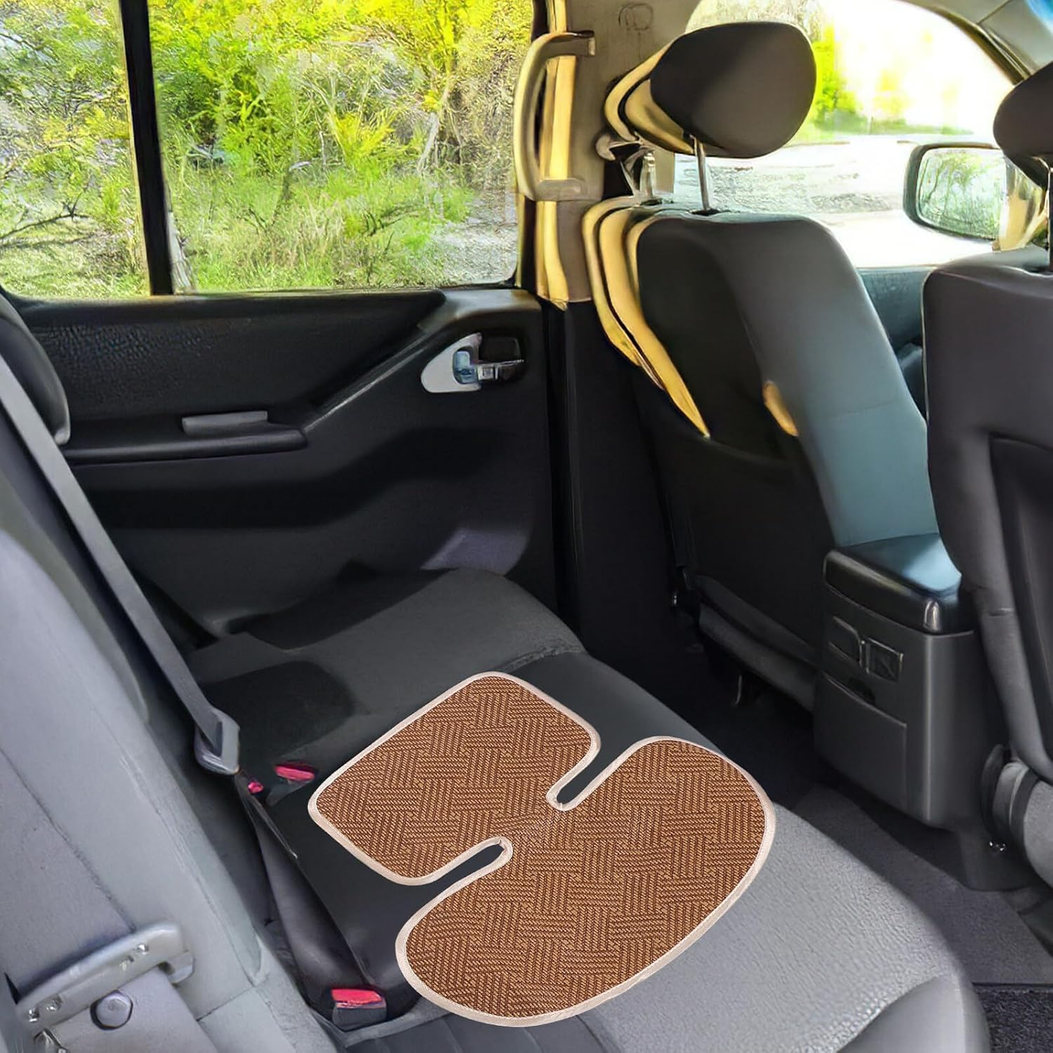 Universal Breathable Stroller Cooling Pad Mesh Seat Liner Carriage Insert Detachable Soft Car Seat Cooler Mat for Travel and High Chair image number 2