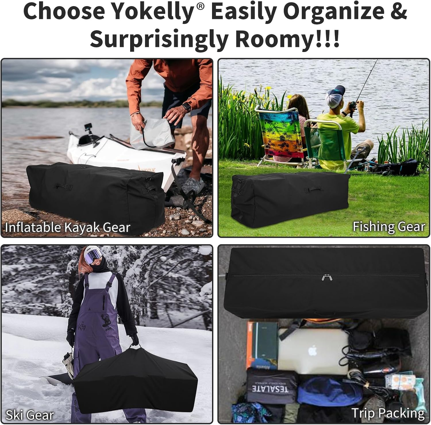 36 Inch Canvas Duffel Bag,100L Extra Large Luggage Duffle for Travel,Sport and Camping