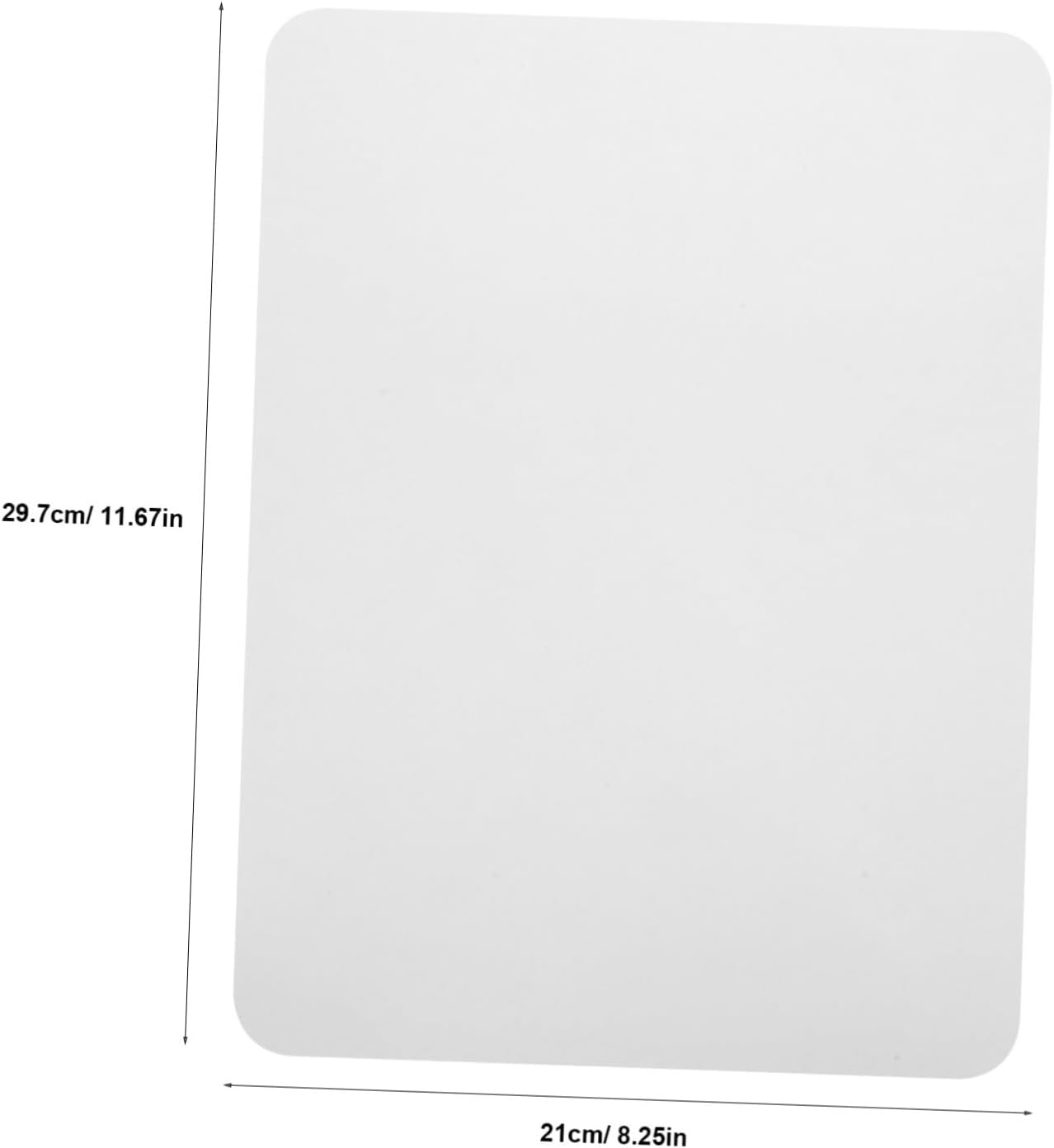 KICHOUSE 2Pcs Double Sided Whiteboard Tabletop Memo Board for Desk Erasable Writing Board for Home Office Classroom Kitchen Bedroom Use Includes image number 5