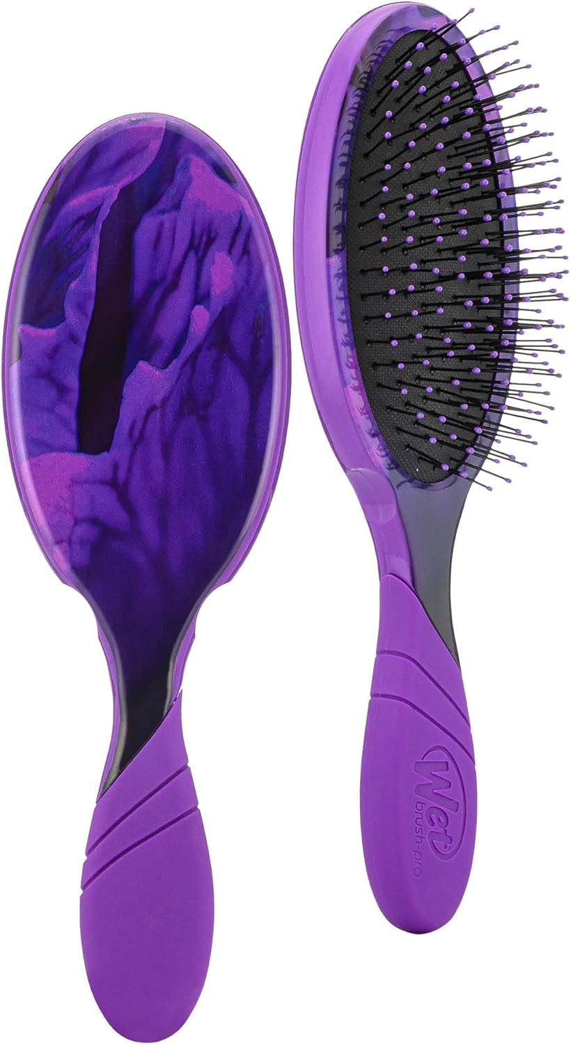 Wet Brush-Pro Easygrip Pro Detangler Hair Brush, Limited Edition Rare Botanic, Purple/Multi, 1.0 Count