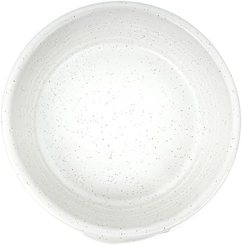 Cattitude Cat Dish Ceramic Tuna, White - Cat Bowl, Handcrafted, Durable, Heavyweight Stability