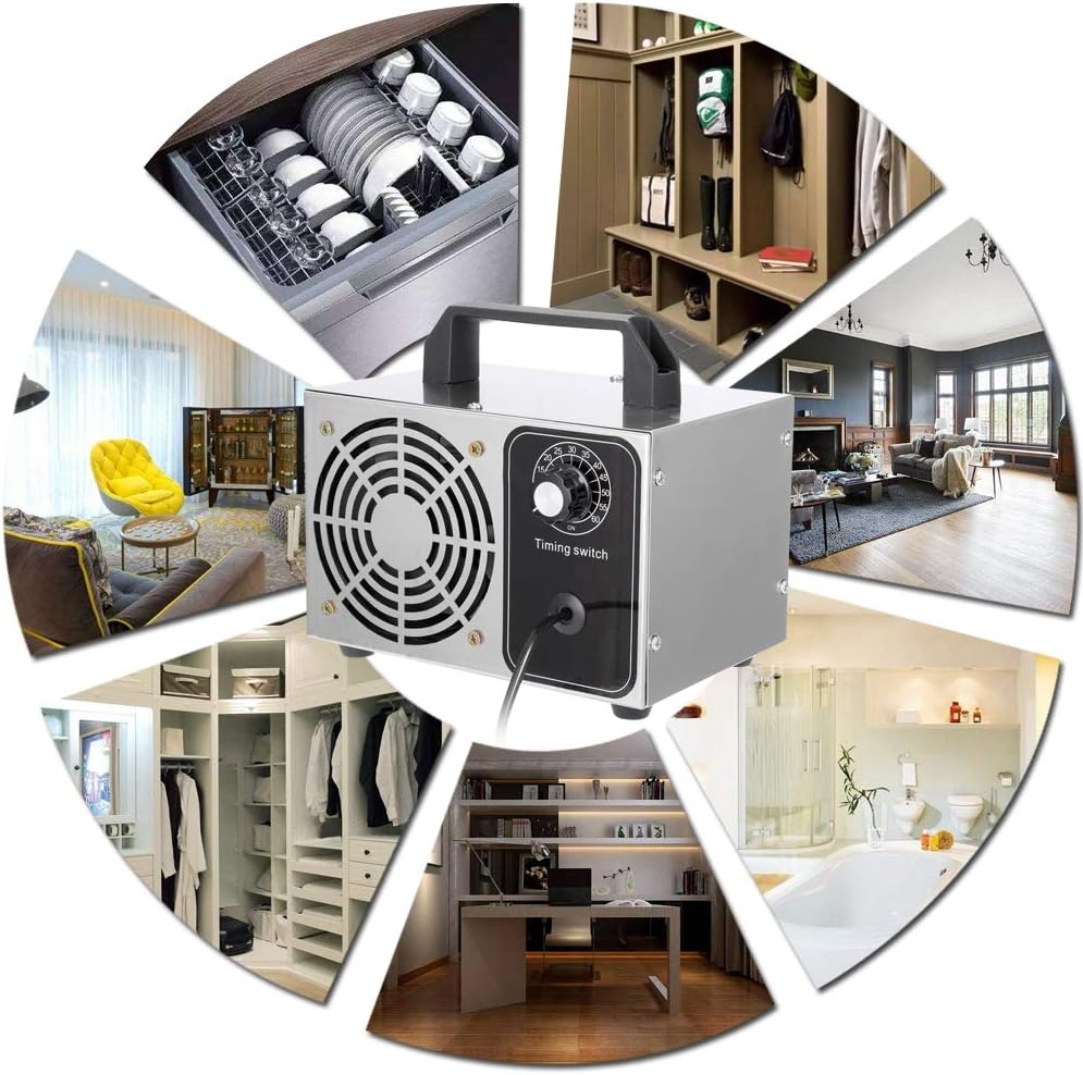 Mingzhe 220V Portable Ozone 32G/H Generator Machine Air Filter Purifier for Home Car Formaldehyde