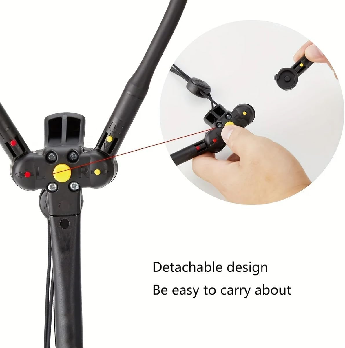 AIMALL Adjustable Saxophone Strap, 14.56-20.86 Inches, Detachable Double Shoulder Support with Comfort Pad, Ergonomic Design for Alto/Tenor Sax Players image number 4