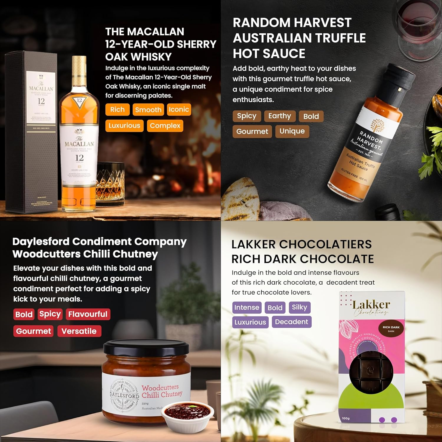 Luxury Whisky & Gourmet Delights Gift Hamper, Quality Spirit & Snacks Collection, Perfect Birthday or Thank You Gift, Thoughtfully Curated image number 5