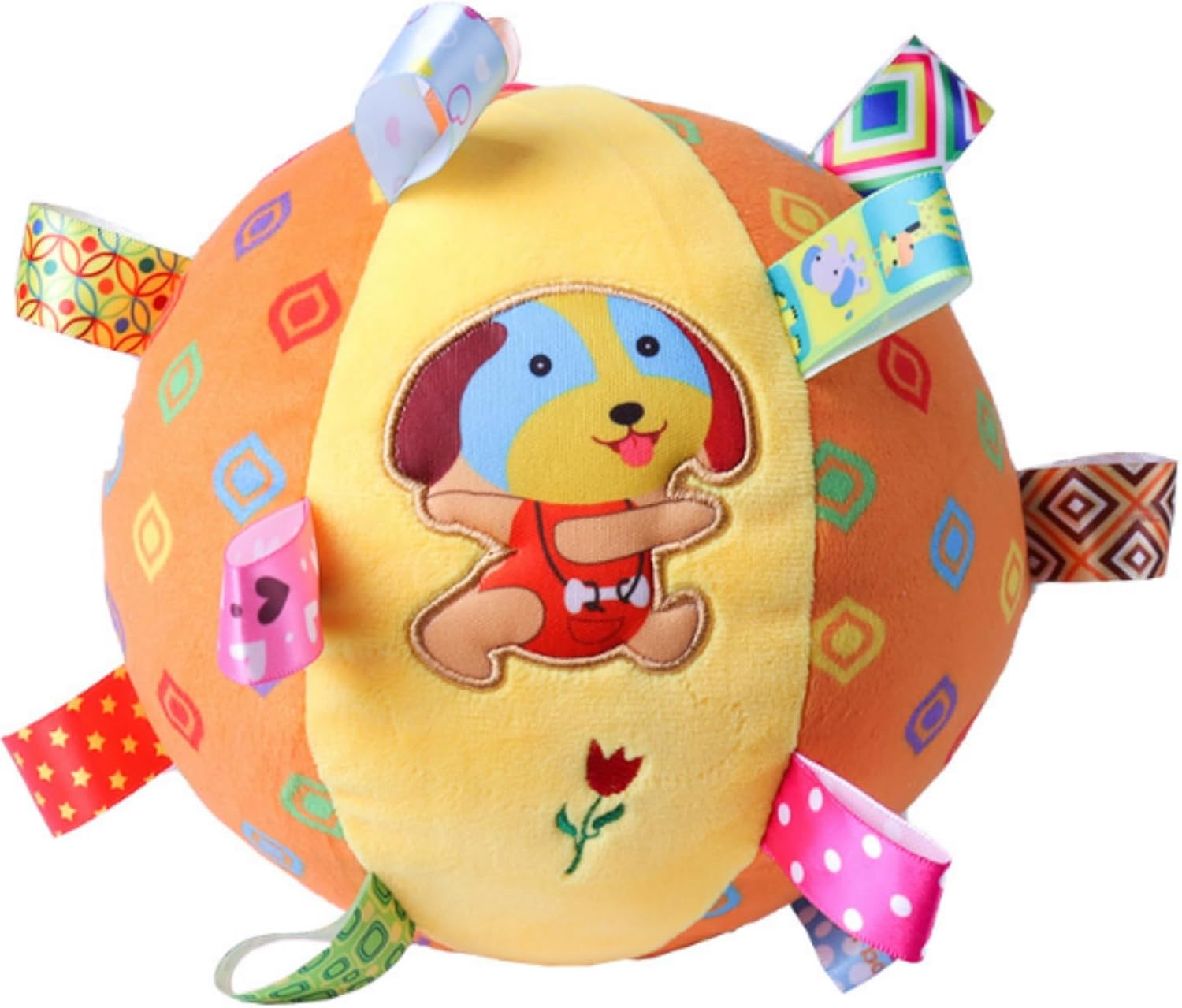 Interactive Dog Toys for Boredom, Dog Soccer Ball with Straps, Active Rolling Bouncing Ball for Dogs, Moving Dog Toy Jumping Chasing Bell Record for Small Medium Large Pet (Green)