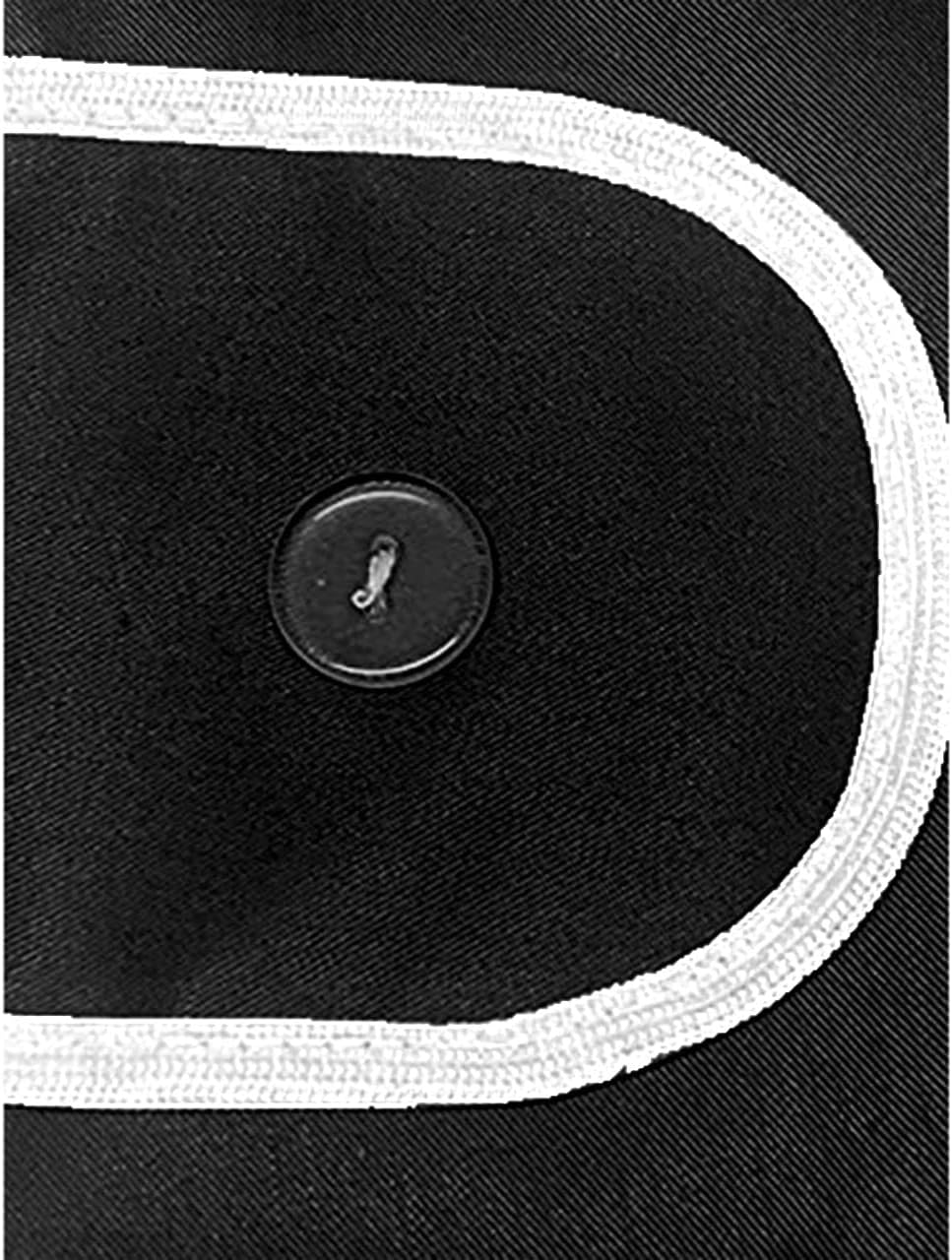 BITALY Universal Ladies Women Black Colour Tabard Apron Overall Kitchen Catering Cleaning Bar Pocket image number 2