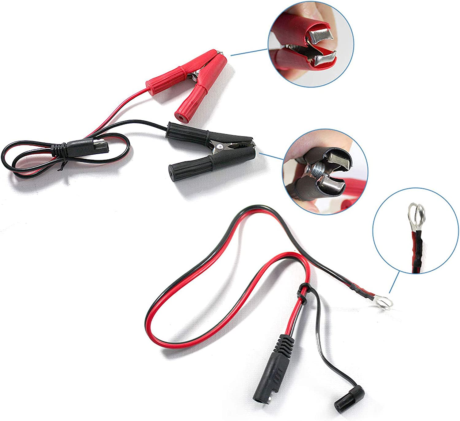 Christmas Birthday Gift Idea, Car 12V 24V Battery Charger, Trickle Charge, 2A 5A 10A Maxxlee, 2 Pcs, Smart Fully Automatic for Automotive Wet MF AGM GEL Lead Acid Batteries 9 Stage Fast, 1 Yr Warranty image number 1