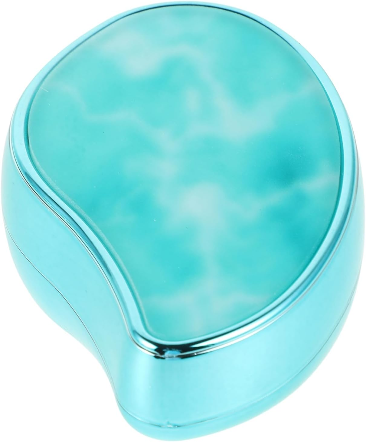 Baluue Women&rsquo;S Hair Remover and Foot File Exfoliation Tool with Nano Glass, Gentle Skin Scraper for Heel Care, Marble Pattern Handheld Hair Removal Device for Home Use, Light Blue image number 5