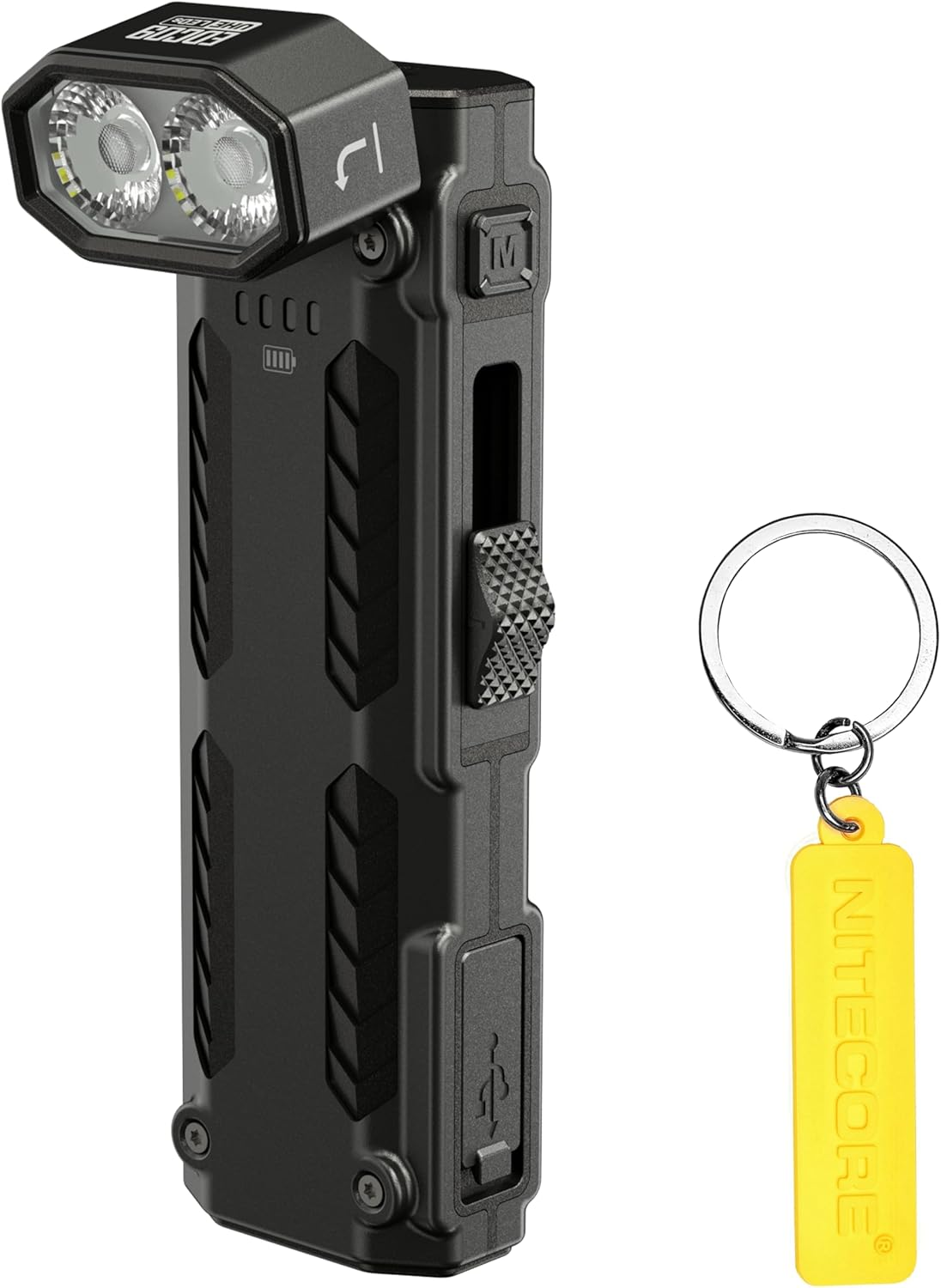 Nitecore EDC09 High Crl Three Color Temperatures Adjustable Angle EDC Flashlight Tag image number 5