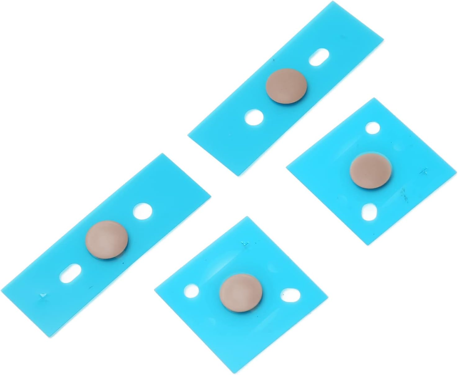 Laptop Bottom Case Feet, anti Slip round Dot Laptop Foot Pads with Installation Tools Kit for Laptop 3Rd, 4Th and 5Th Generation (Rose Gold) - Blue image number 3