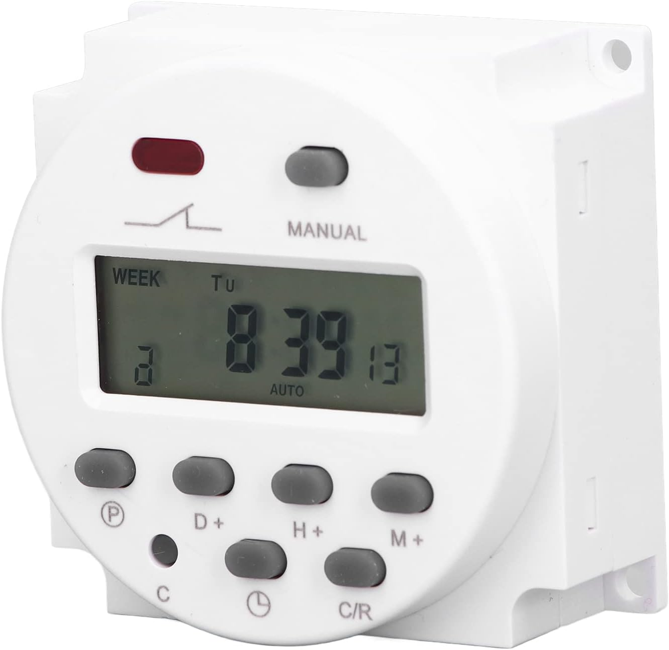 Programmable Timers, Electronic Timer Plug-In Wiring 16 Switching Programs for Household Appliances for Lighting Systems (AC220-240V) image number 4