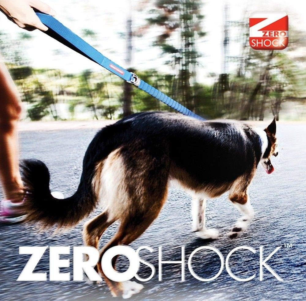 Ezydog Zero Shock Dog Leash 25" - Shock Absorbing Lead for Dogs, Reflective, Neoprene Handle, Soft Nylon Webbing (64Cm, Red) image number 5