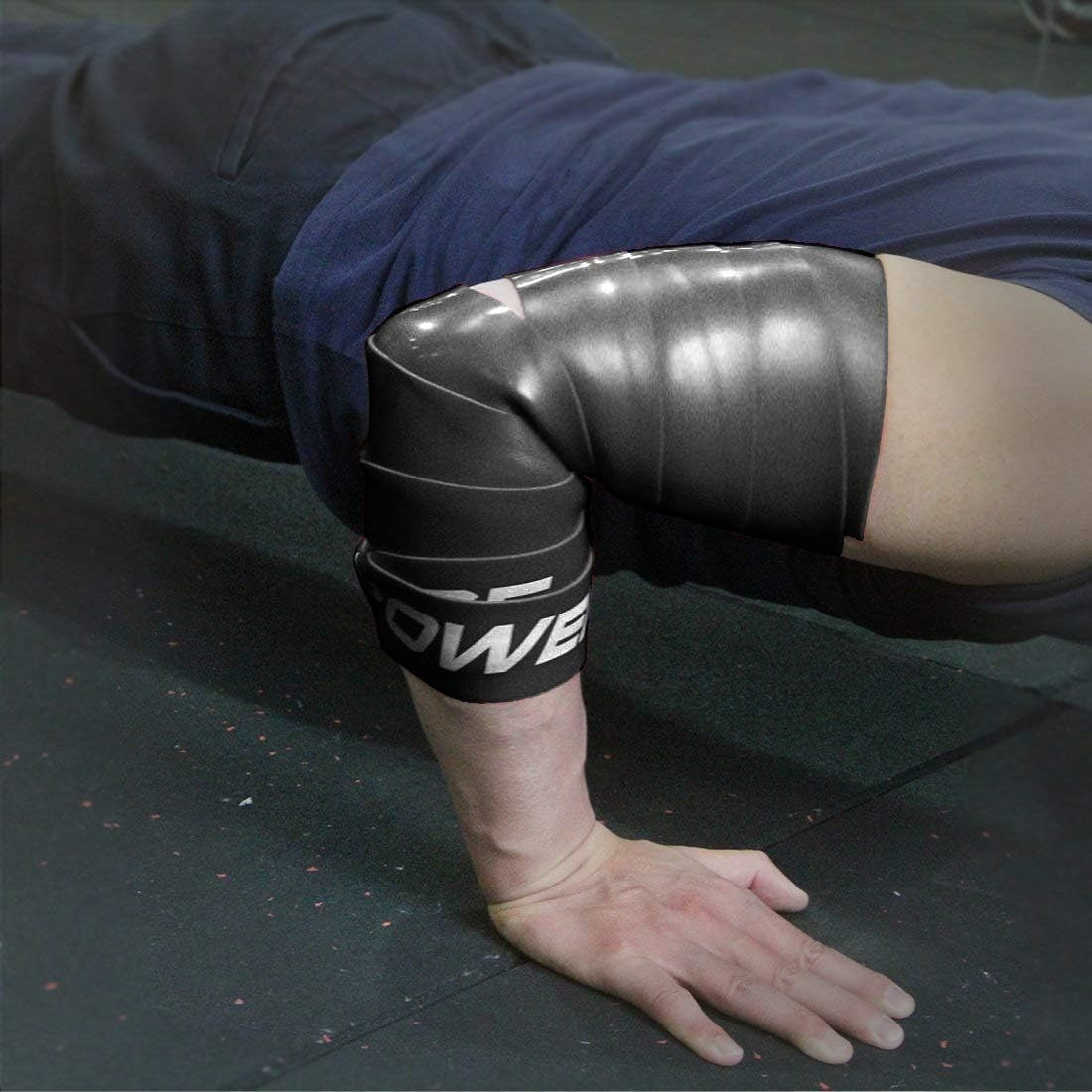 POWER GUIDANCE Muscle Floss Bands - Compression Bands - Mobility & Recovery Bands - for Improving Movement, Increasing Circulation & Reducing Soreness - Black And Red Combo image number 7