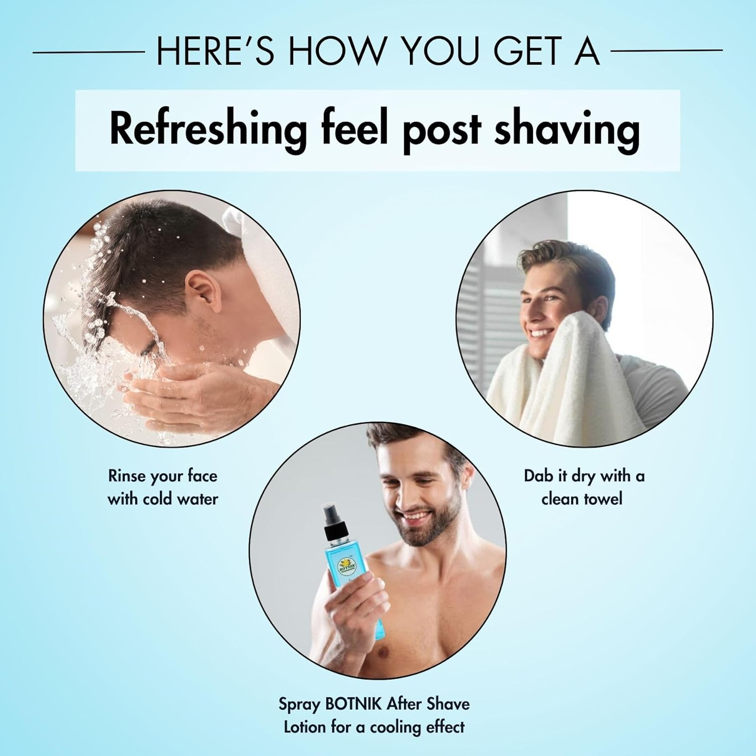 BOTNIK ESSENTIALS 5 in 1 after Shave Lotion 200ML image number 3