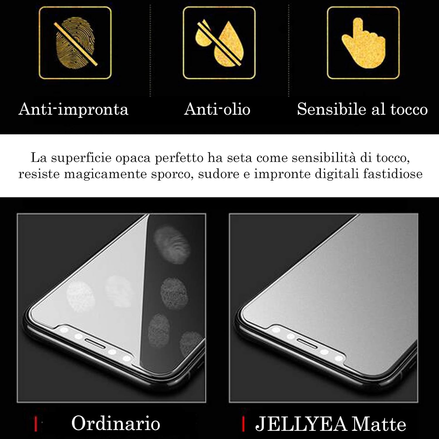 JELLYEA 3 Pack Matte Tempered Glass for Iphone 15 Pro Max / Iphone 15 plus Matte Screen Protector Anti-Glare Anti-Fingerprint Anti-Scratch Case Friendly Bubble Free for Apple Iphone 15 Plus/15 Pro image number 6