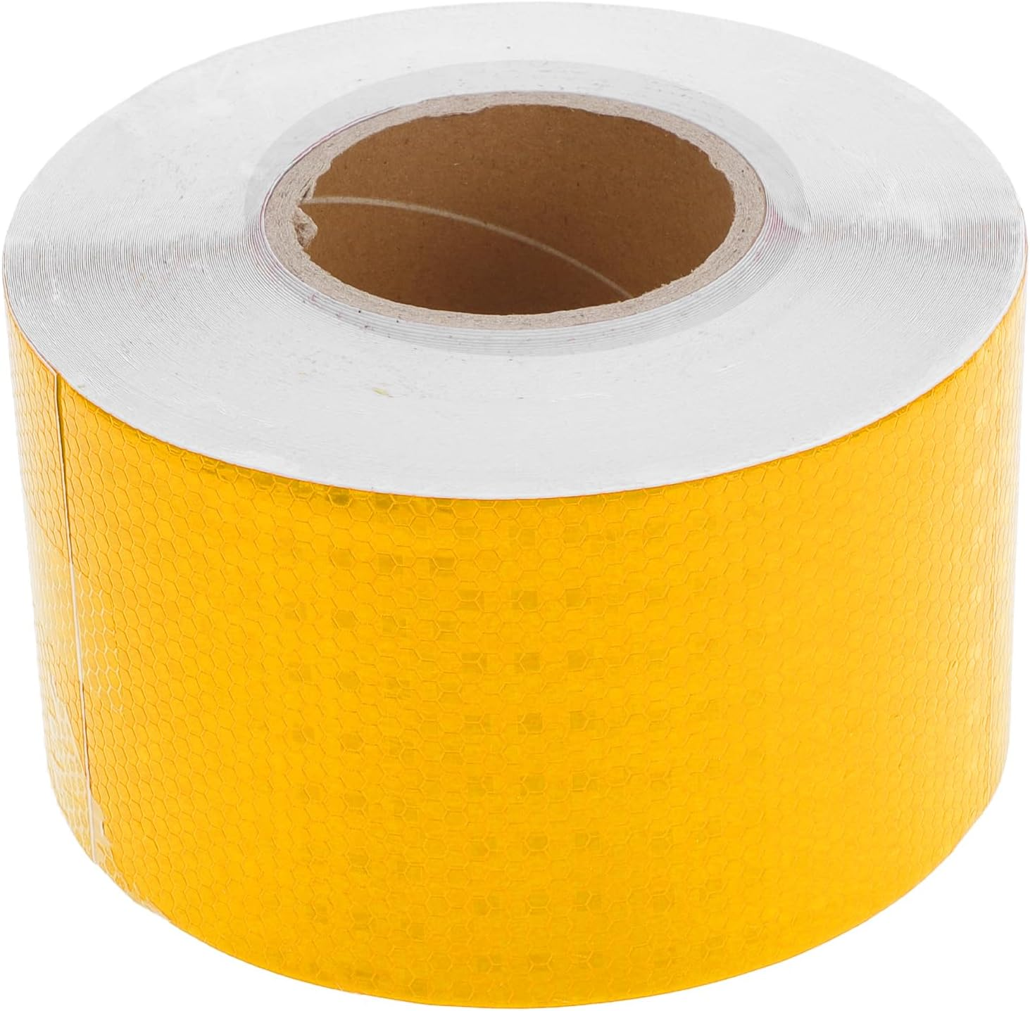 X AUTOHAUX Universal 164.04Ft X 3.94In Air-Release Adhesive Pinstripe Tape Reflective Automotive Pinstriping Tape PVC Yellow image number 5