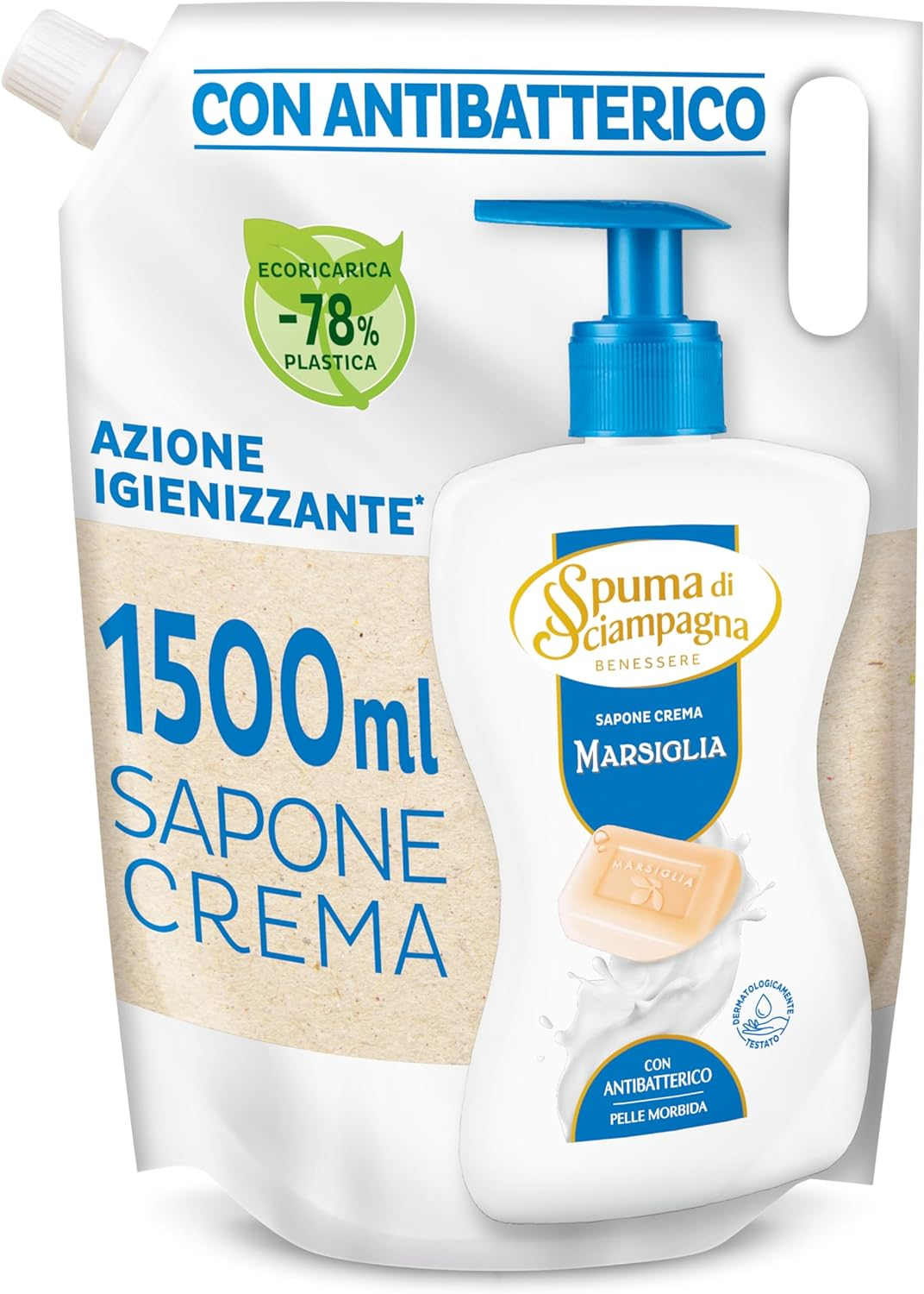 Ecoricarica Liquid Soap Marseille 1.5 L