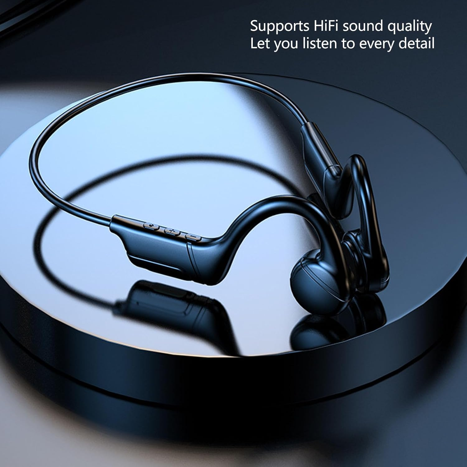 Wireless Headphones with Bone Conduction, Hifi Sound, Long Battery Life, Stable Connection, Suitable for Sports image number 5
