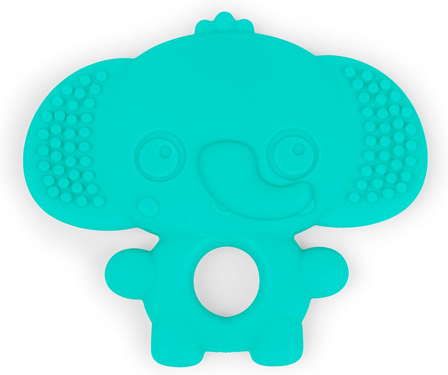 Bright Starts Gummy Buddies 3-Pack Textured Teethers - Bpa-Free Elephant, Lion, Monkey - Unisex, 3 Months + image number 3