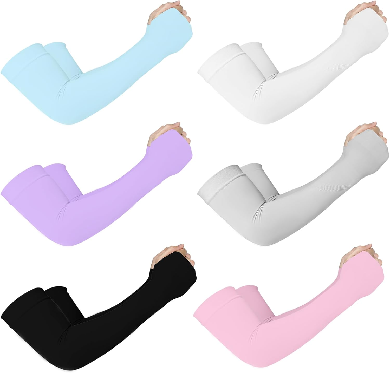 UV Sun Protection Arm Sleeves for Men Women, Compression Cooling Sun Sleeves - Sports - Workouts - Tattoo Cover