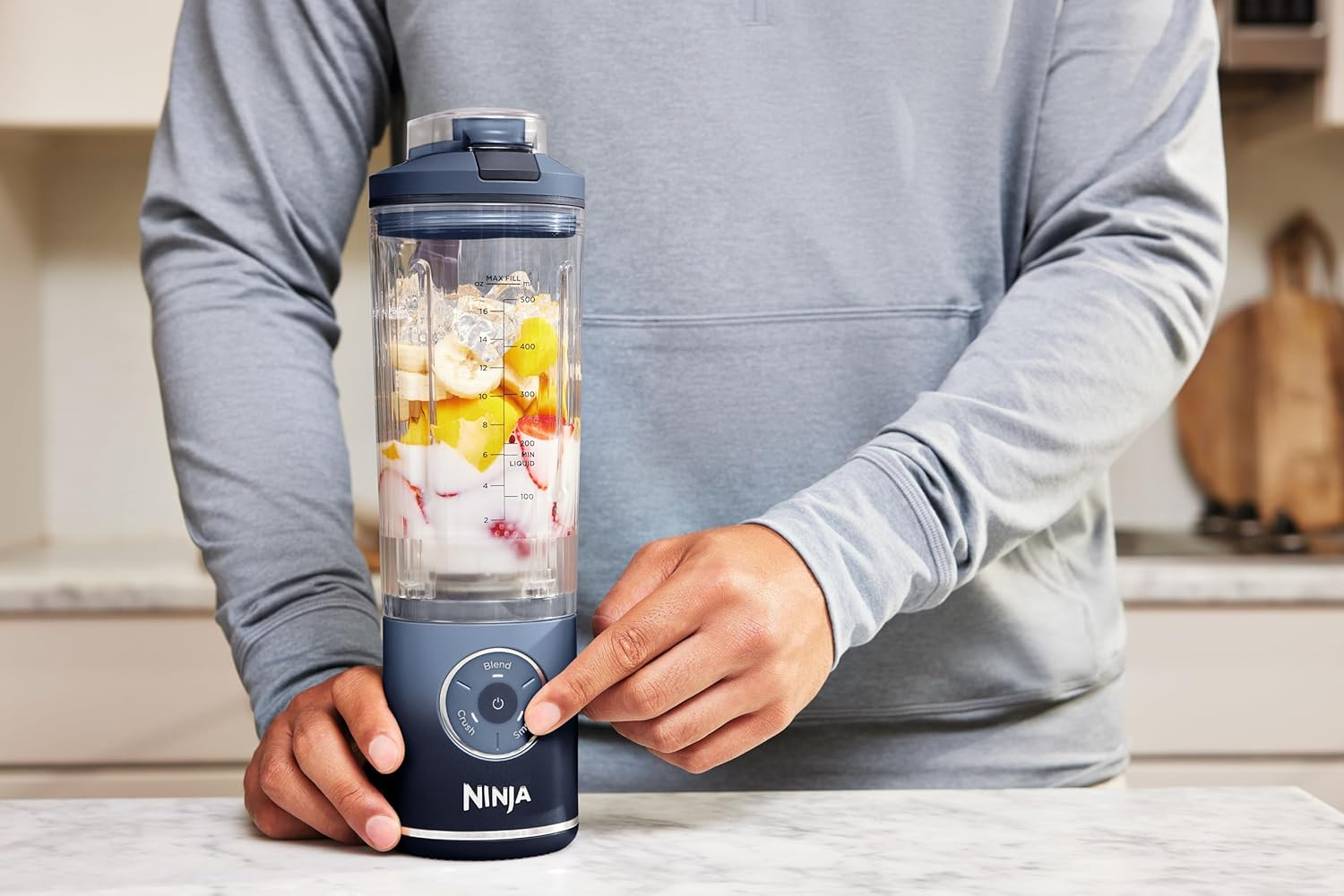 Ninja Blast Max Cordless Portable Blender, Deep Navy image number 5